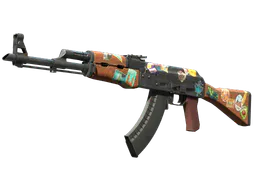 AK-47 | Jet Set (Well-Worn) — skin CS2