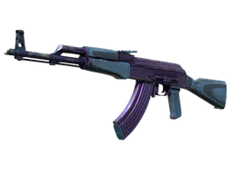 AK-47 | Midnight Laminate (Well-Worn) — skin CS2