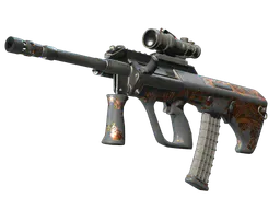 AUG | Flame Jörmungandr (Battle-Scarred) — skin CS2