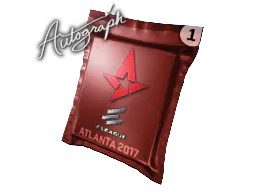 Autograph Capsule Astralis | Atlanta 2017 - Preço e onde comprar no CS2