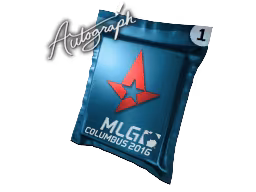 Autograph Capsule Astralis | MLG Columbus 2016 - Preço e onde comprar no CS2