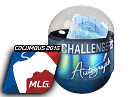 Autograph Capsule Challengers (Foil) | MLG Columbus 2016 - Preço e onde comprar no CS2