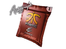 Autograph Capsule Fnatic | Atlanta 2017 - Preço e onde comprar no CS2