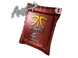 Autograph Capsule Fnatic | Atlanta 2017 - Preço e onde comprar no CS2
