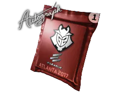 Autograph Capsule G2 Esports | Atlanta 2017 - Preço e onde comprar no CS2