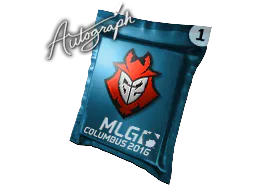 Autograph Capsule G2 Esports | MLG Columbus 2016 - Preço e onde comprar no CS2