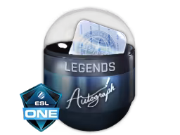 Autograph Capsule Legends (Foil) | Cologne 2016 - Preço e onde comprar no CS2