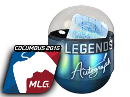 Autograph Capsule Legends (Foil) | MLG Columbus 2016 - Preço e onde comprar no CS2