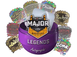 Budapest 2025 Legends Autograph Capsule - Preço e onde comprar no CS2