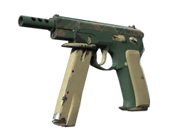 CZ75-Auto | Green Plaid (Well-Worn) — skin CS2
