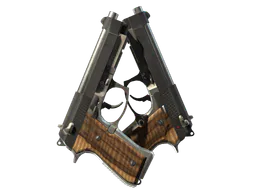 Dual Berettas Black Limba Factory New - Preço e onde comprar no CS2