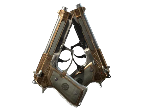 Dual Berettas Cartel Battle-Scarred - Preço e onde comprar no CS2