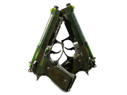 Dual Berettas | Cobra Strike (Battle-Scarred) — skin CS2