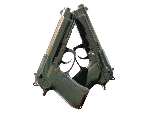 Dual Berettas Contractor Battle-Scarred - Preço e onde comprar no CS2