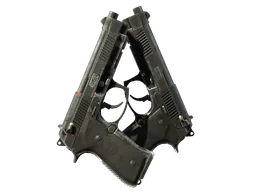Dual Berettas | Elite 1.6 (Battle-Scarred) — skin CS2