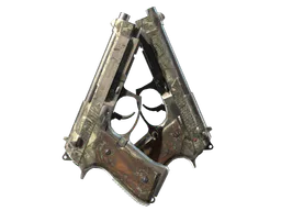Dual Berettas | Heist (Battle-Scarred) — skin CS2