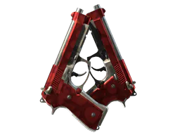 Dual Berettas Hemoglobin Factory New - Preço e onde comprar no CS2