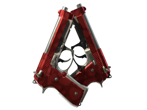 Dual Berettas Hemoglobin Factory New - Preço e onde comprar no CS2