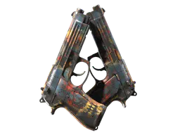 Dual Berettas | Hideout (Well-Worn) — skin CS2