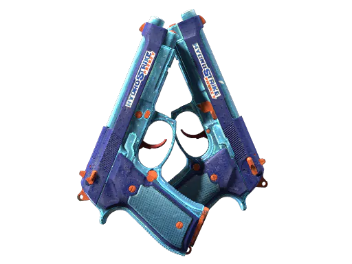 Dual Berettas Hydro Strike Field-Tested - Preço e onde comprar no CS2