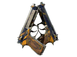 Dual Berettas | Marina (Battle-Scarred) — skin CS2