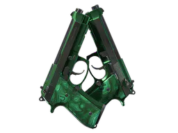 Dual Berettas Polished Malachite Factory New - Preço e onde comprar no CS2