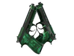 Dual Berettas | Polished Malachite (Field-Tested) — skin CS2