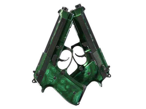 Dual Berettas Polished Malachite Field-Tested - Preço e onde comprar no CS2