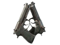 Dual Berettas | Rose Nacre (Battle-Scarred) — skin CS2