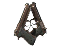 Dual Berettas | Rose Nacre (Well-Worn) — skin CS2