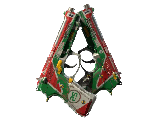 Dual Berettas Twin Turbo Battle-Scarred - Preço e onde comprar no CS2