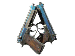 Dual Berettas | Urban Shock (Battle-Scarred) — skin CS2
