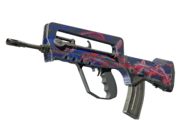 FAMAS | Afterimage (Well-Worn) — skin CS2