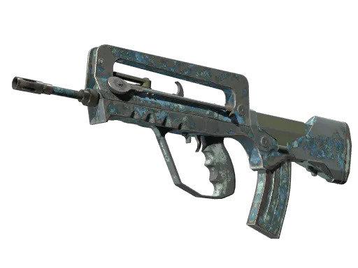 FAMAS Cyanospatter Battle-Scarred - Preço e onde comprar no CS2