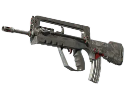 FAMAS | Grey Ghost (Battle-Scarred) — skin CS2
