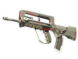 FAMAS | Mecha Industries (Well-Worn) — skin CS2