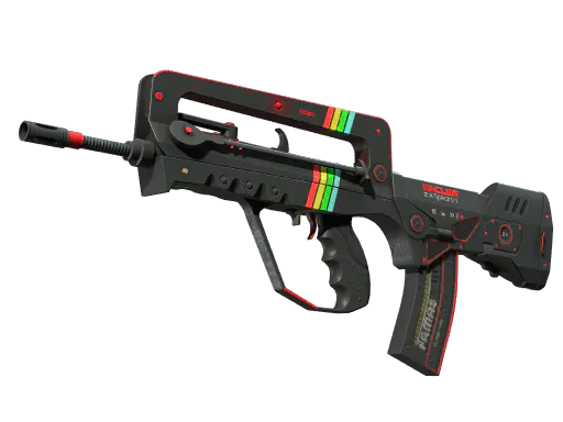 FAMAS ZX Spectron Battle-Scarred - Preço e onde comprar no CS2