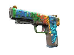 Five-SeveN | Fall Hazard (Well-Worn) — skin CS2