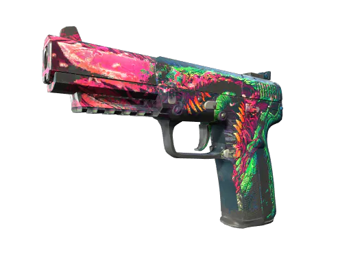 Five-SeveN Hyper Beast Battle-Scarred - Preço e onde comprar no CS2