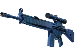 G3SG1 | Azure Zebra (Minimal Wear) — skin CS2