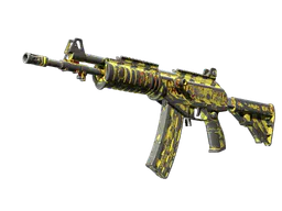 Galil AR | CAUTION! (Battle-Scarred) — skin CS2