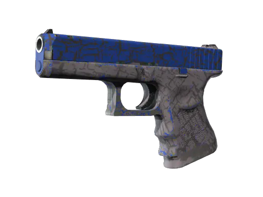 Glock-18 Blue Fissure Well-Worn - Preço e onde comprar no CS2