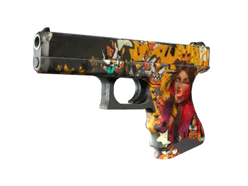 Glock-18 Bullet Queen Battle-Scarred - Preço e onde comprar no CS2
