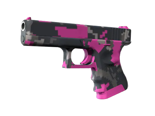 Glock-18 Pink DDPAT Minimal Wear - Preço e onde comprar no CS2