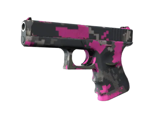 Glock-18 Pink DDPAT Well-Worn - Preço e onde comprar no CS2