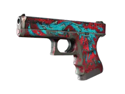 Glock-18 | Water Elemental (Battle-Scarred) — skin CS2