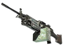 M249 | Blizzard Marbleized (Battle-Scarred) — skin CS2