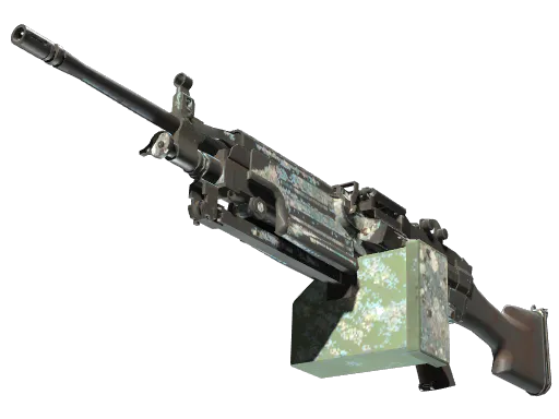 M249 Blizzard Marbleized Battle-Scarred - Preço e onde comprar no CS2
