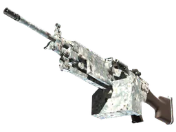 M249 | Blizzard Marbleized (Minimal Wear) — skin CS2