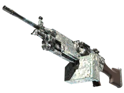 M249 | Blizzard Marbleized (Well-Worn) — skin CS2